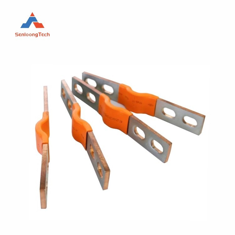 Stamped copper clad aluminum busbar