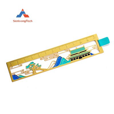 Hlau Bookmark Etching tus pas ntsuas